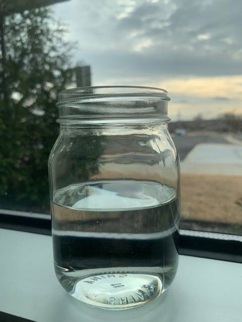 jar of water jar of water