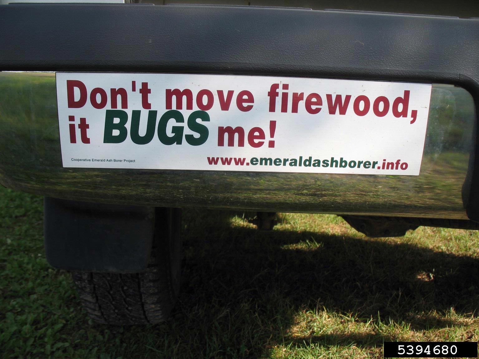 Don't Move Firewood campaign