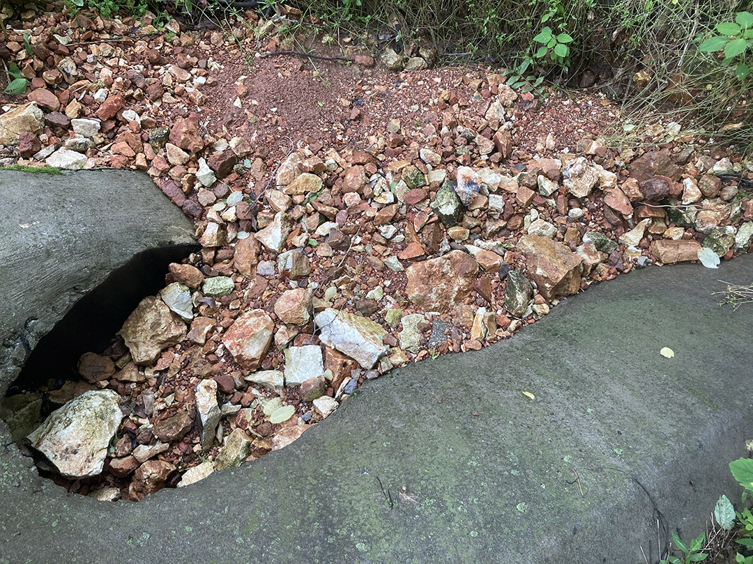 Pile of chert pieces