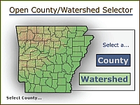 Arkansas County/Watershed Selector ArkansasWater.org