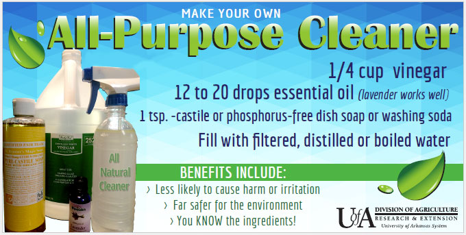 DIY All Purpose Cleaner recipe safe for water systems