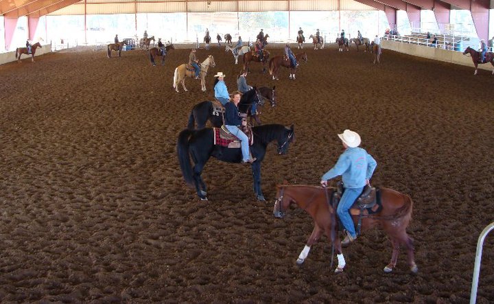 A horsemanship clinic takes place in Jonesboro, AR