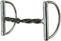 D Ring Snaffle with a "slow twist" 