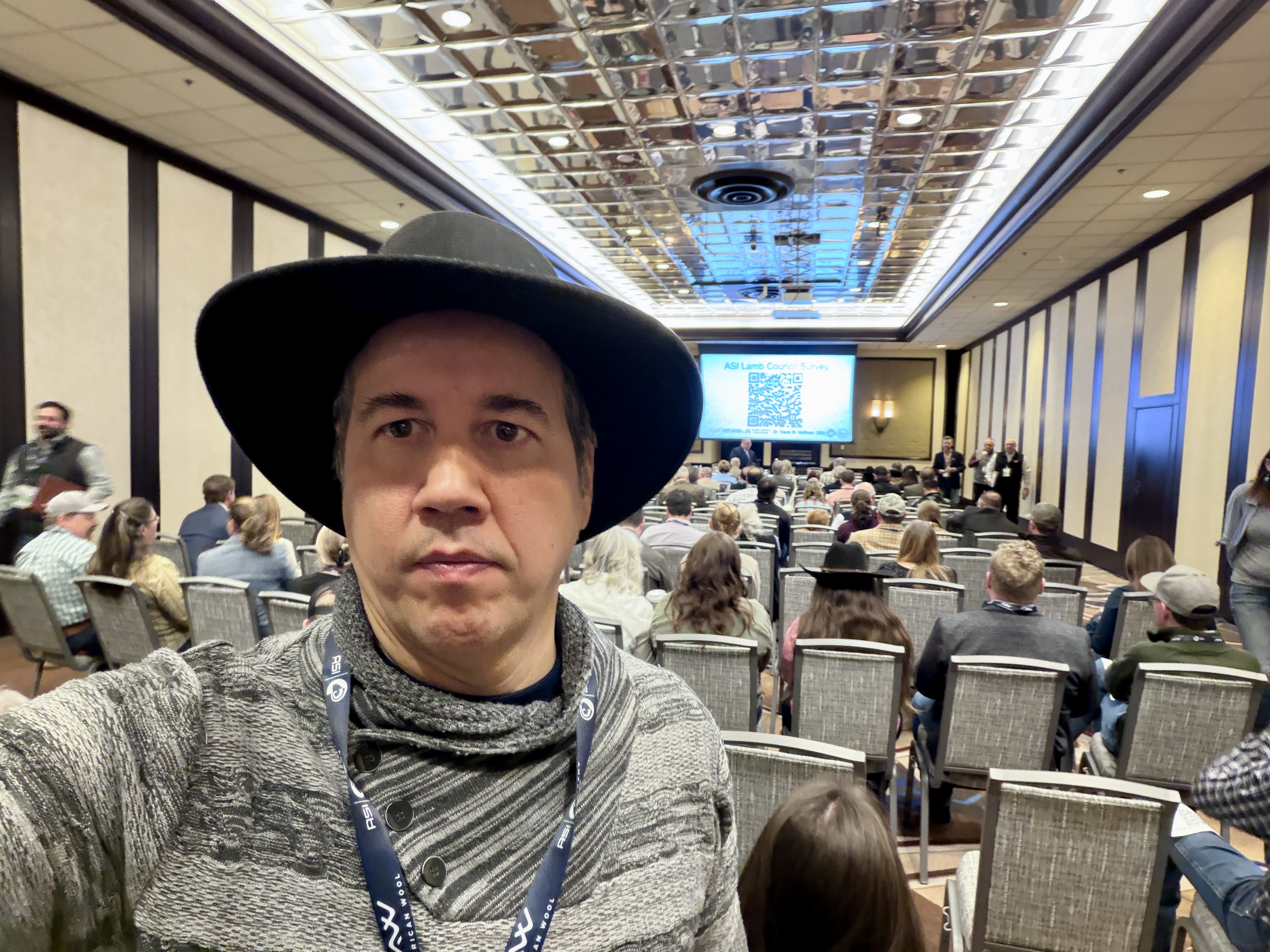 Dan Quadros poses for a selfie at the 2026 ASI Convention