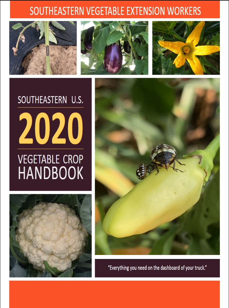Cover for the 2020 Southeastern U.S. Vegetable Crop Handbook