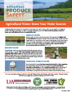 A flyer to help you determine your water source