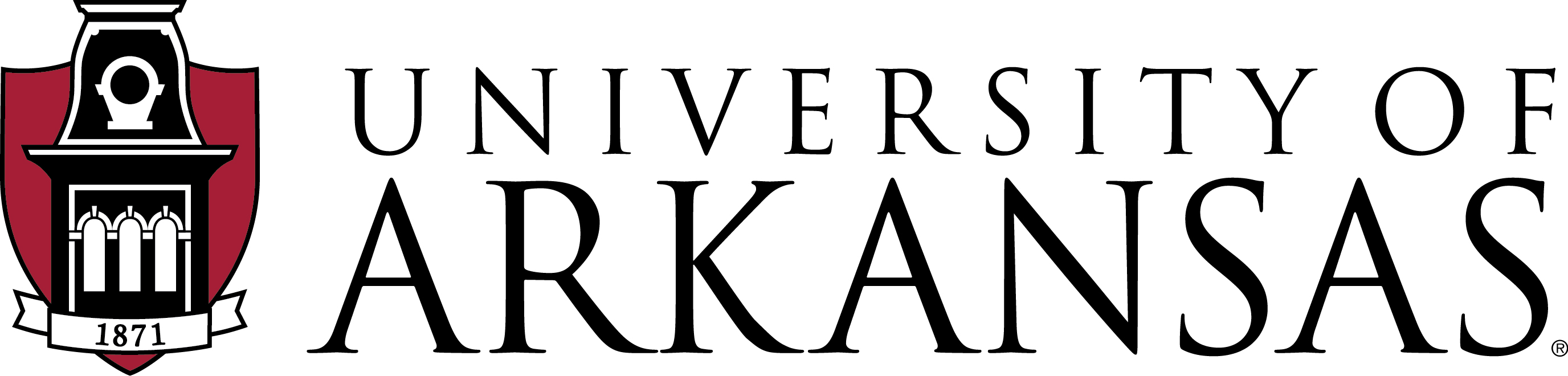 Official logo for the University of Arkansas 
