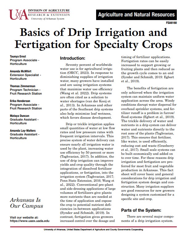 Basics of Drip Irrigation