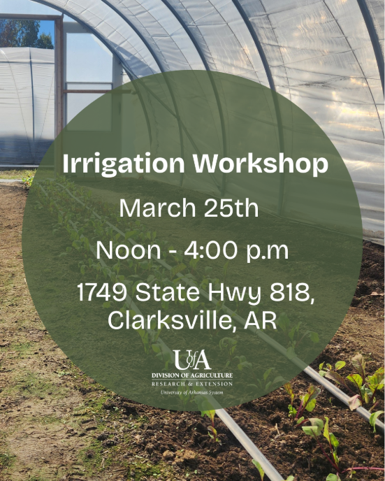 3/25 Irrigation Workshop at Clarksville 3/25 Irrigation Workshop at Clarksville