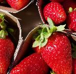 strawberry in basket