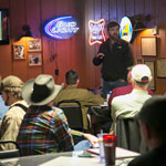 jarrod hardke speaking at the river valley production meeting