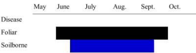 Chart showing line graphs during the months of May through October.