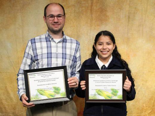 FFA Advisor Jonathan Roberts, and Jenny Garcia-Torres
