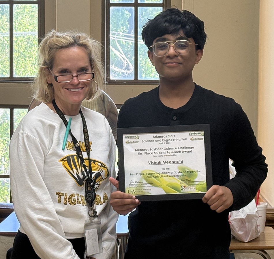 Vishak Meenachi and Teacher