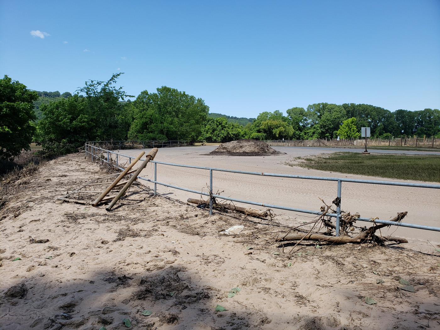 Damage at Two Rivers Park 2019