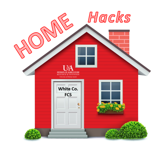 house with home hacks around it