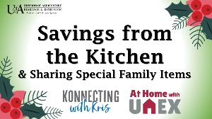 Savings From the Kitchen & Sharing Special Family Items