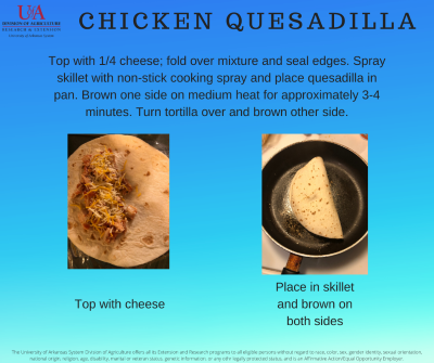 Step Two Chicken Quesadilla 