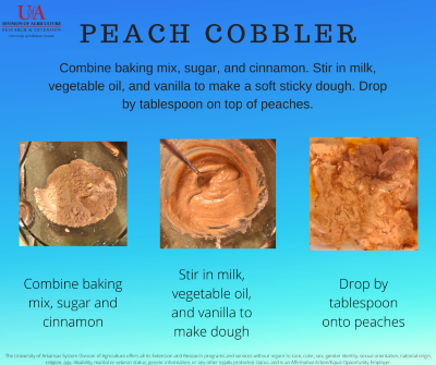 Step Two for Peach Cobbler