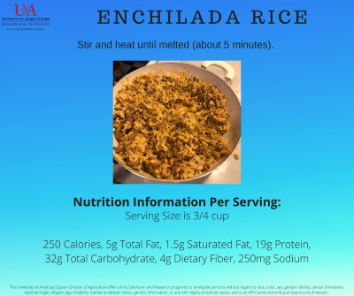 Step Three: Enchilada Rice