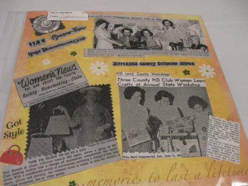 Vintage extension homemakers articles in black and white