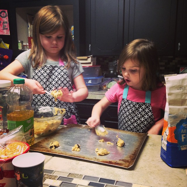 Girls cooking