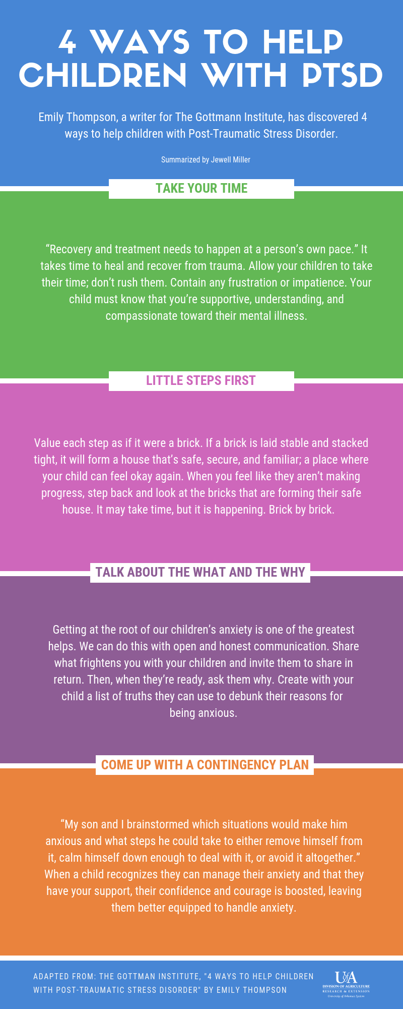 4 Way to Help Children with PTSD