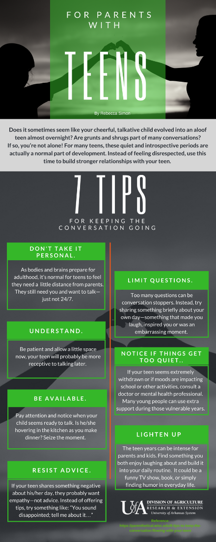 Tips to Keep the Conversation Flowing with your Teen