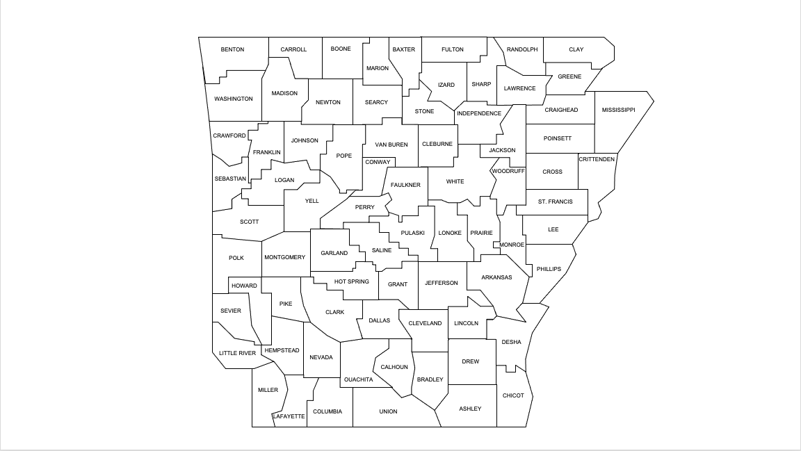 County map outlne 