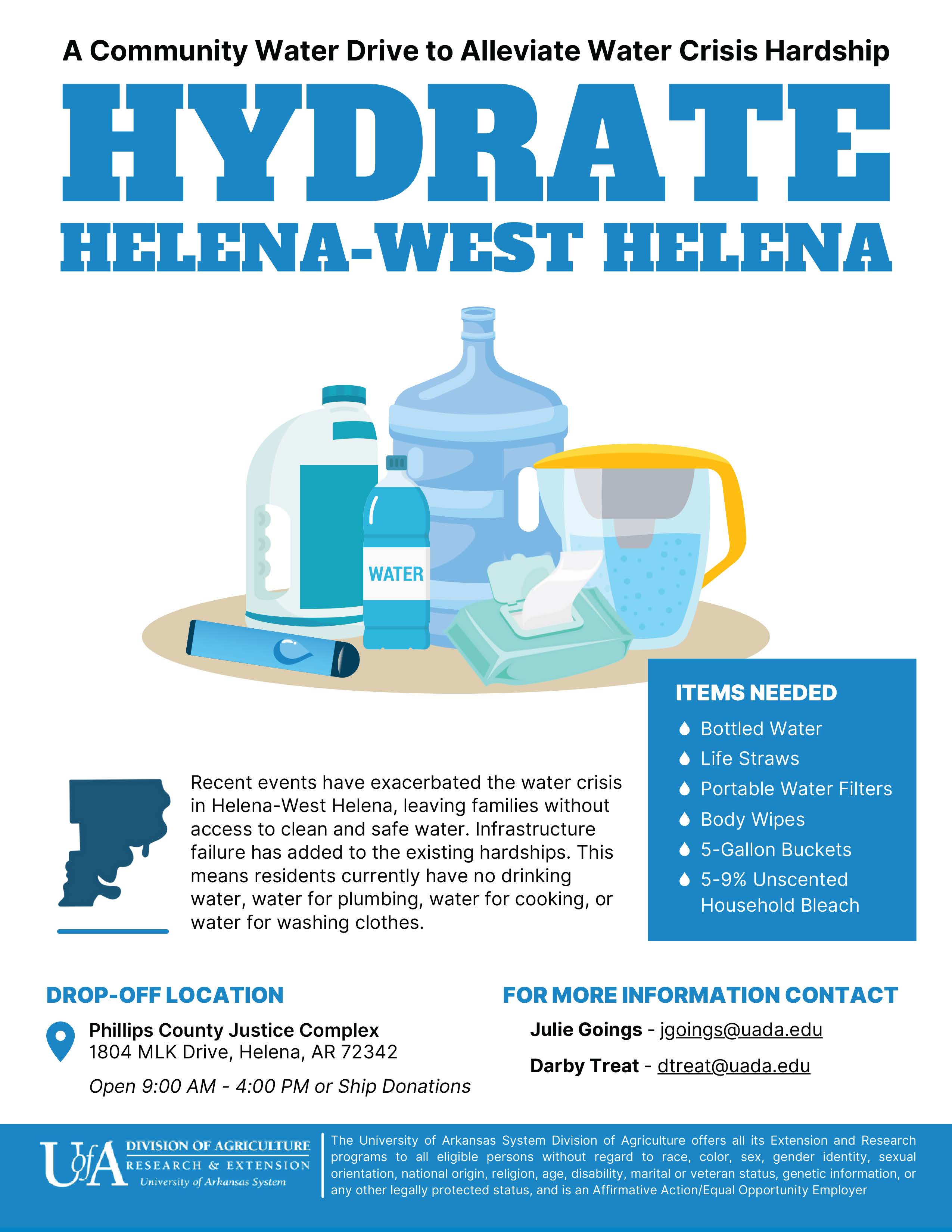 Hydrate Helena-West Helena graphic