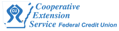 Cooperative extension service credit union logo