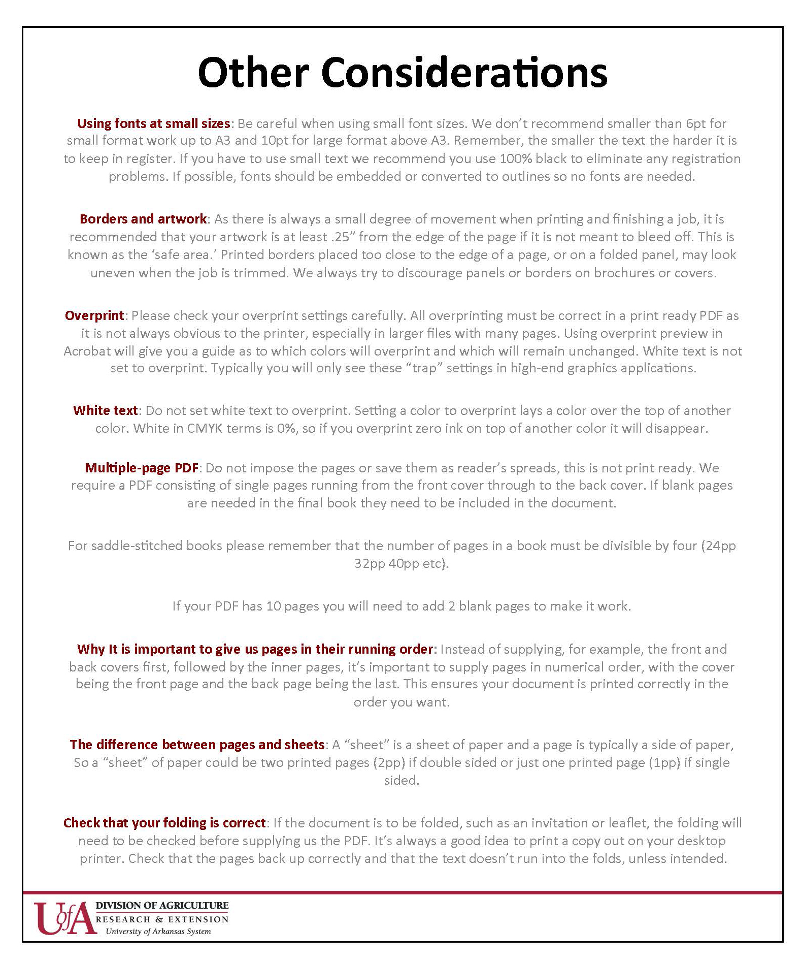 Other considerations in file prep Other considerations in file prep
