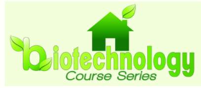 Biotechnology Course Series logo, sponsored by Arkansas Corn and Grain Sorghum Board