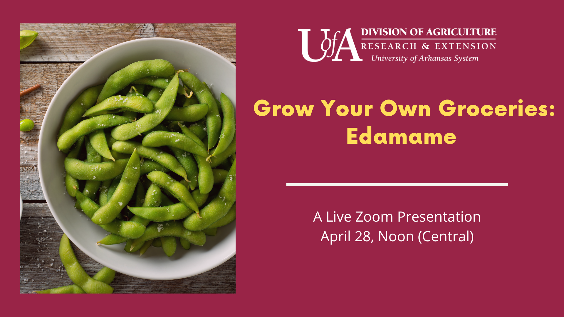 How to grow your own edamame